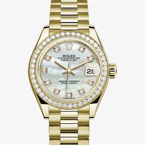 rolex lady datejust 28 yellow gold|lady Datejust 28 price.